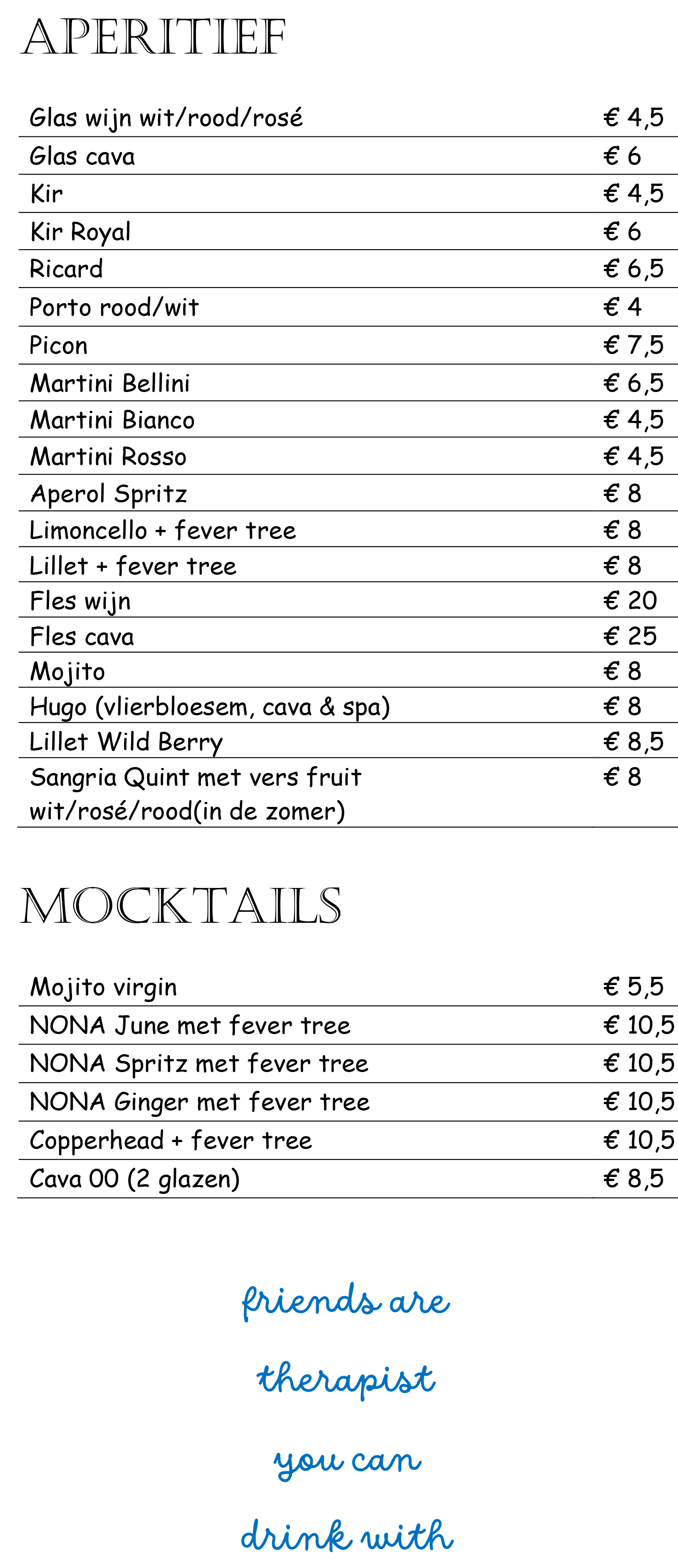 Menu Kaart 2024 4